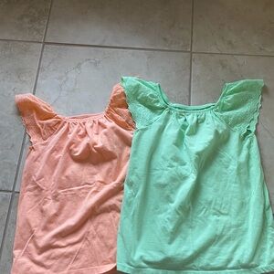 Cat & Jack Flutter Sleeve Tops